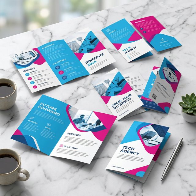 Dépliant 1 pli – 2 volets