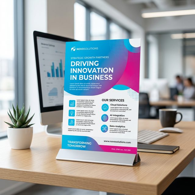 Flyer A4 (21 × 29,7 cm)