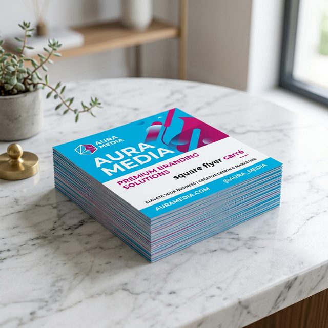 Flyer Carré (15 × 15 cm)