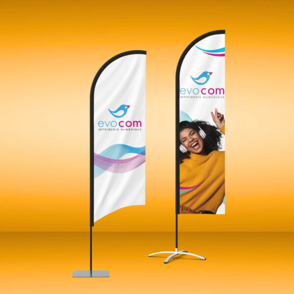 Drapeaux publicitaires